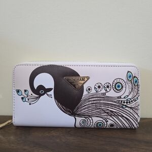 Peacock Design Wallet NWOT